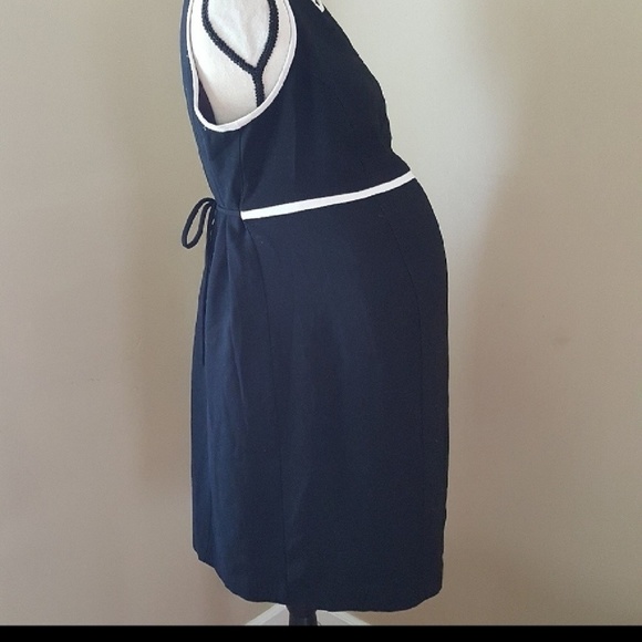 Mimi Maternity Black & White Dress Size M - Picture 6 of 7